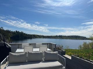 Victoria lakefront cabin in Lyseren Strandpark - 1