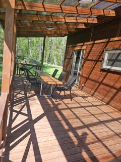 Domek letniskowy brązowy -całoroczny - 1