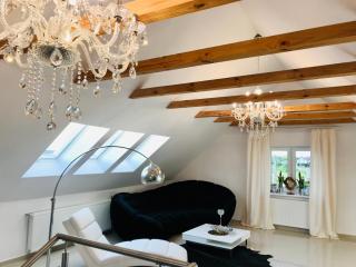 VILLA SUNSHINE "SUNSHINE SUITE" NAD JEZIOREM KOMINEK i WANNA w SALONIE OGRóD BALKON - 9