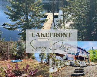Panoramic Lakefront Chalet with Hot Tub & Firepit - Chertsey - 0