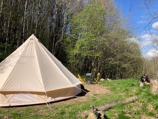 Tente Tipi en pleine forêt - Burzet - 9