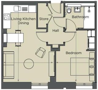 Entire 1 Bed - Number 39 - The Cosy Collection Ltd - 9