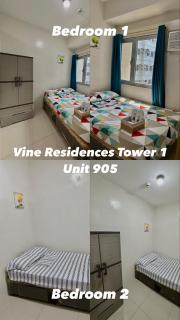 Vine Residences 2BR, Unli WiFi, PrimeVideo, freeparking Near Mall, Kiddie Pool 902 - Manila - 7