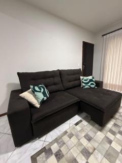Apto completo, 3 quartos, 2 banheiros, sala com tv a cabo smart, internet rápida, cozinha completa, lavanderia, 2 vagas de garagem, para até 5 pessoas, apto de fácil acesso, no centro da cidade - Dois Vizinhos - 5