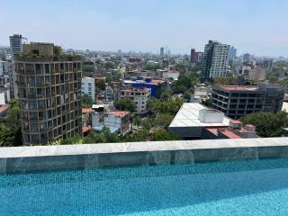 Roma Norte pool, gym, rooftop, coworking & balcony - Ciudad de México - 9