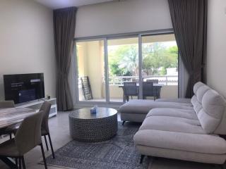 Cozy Bedroom Retreat in Green Community Pool View - Dubai - 1