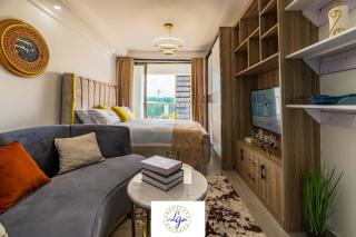 lovely fully furnished studio apartment in kilimani with unbeatable city views - Nairobi - 5