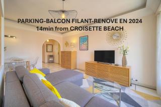 2 pieces proche Carnot avec apercu mer A1B244 - Cannes - 0