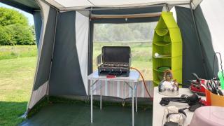 Bell tent one of three to rent fully equipped private equipped kitchen tents too - Saint-Michel-de-Montjoie - 2