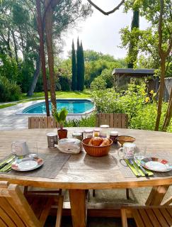 B&B Chambre d'hôtes Gai Félibre avec Piscine et Jacuzzi - Le Thor - 9
