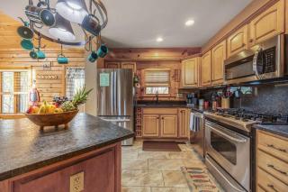 Wooded Retreat w Hot Tub Loft Game Room & Sauna - 1