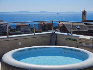 Modern villa with jacuzzi, beautiful sea view, near Split! Villa 36A - 0