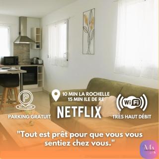 TRIO HOME,3 chambres, parking privé gratuit, wifi haut débit, 10min LA ROCHELLE,15min île de ré - Puilboreau - 0