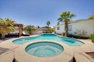 Covered Patio & Pool: Luxe Home in Las Vegas - 0