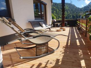 LECHUFER, 80m2, Haushälfte mit privatem Eingang, Kaminofen, Terrasse, Garten - Pinswang - 0