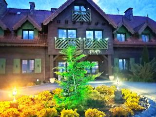 Apartament rodzinny 4-osobowy z balkonem z panoramicznym widokiem komfortowa Mazurska Chata, Aquapark-5 min - Mikołajki - 8