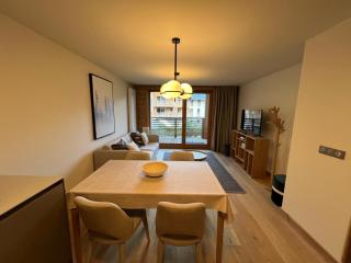 New apartment, in the heart of Les Gets with balcony, next to slopes and shops, sauna, gym and parking - Les Gets - 9
