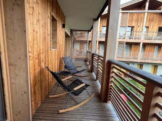 New apartment, in the heart of Les Gets with balcony, next to slopes and shops, sauna, gym and parking - Les Gets - 1