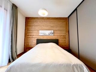 New apartment, in the heart of Les Gets with balcony, next to slopes and shops, sauna, gym and parking - Les Gets - 8