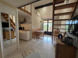 Villa T2 mezzanine climatisée avec piscine, proche plage - La Franqui - FR-1-81-608 - Leucate - 3