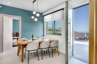 Luxury New Villa Sea Breeze with Private Pool, Jacuzzi and Playroom - Gramvousá - 5