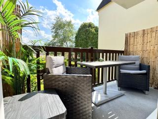 Studio La Petite Oasis- Idéal couple - calme - balcon sud - lumineux - 10min du centre & plage - proche Centre Juno Beach - wifi - Courseulles-sur-Mer - 9