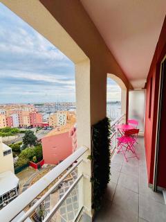 Centre port,vue panoramique,Clim,Balcon,wifi - 9