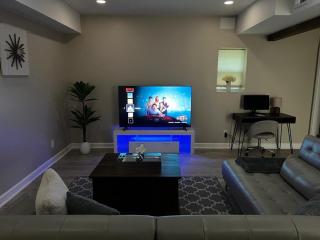 Modern Basement Retreat 2BR King suite - Lawrenceville - 2
