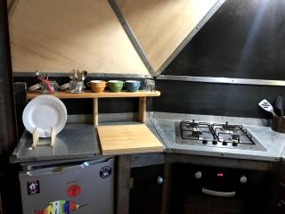 A break under a geodesic dome - - 4