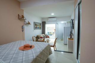 Pé na Areia - Flat Lateral com Ar, Garagem, Piscina e Vista Mar - Salvador - 4