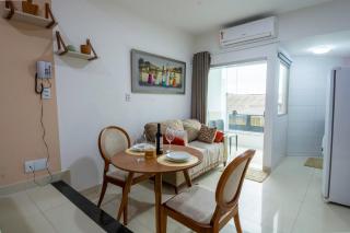 Pé na Areia - Flat Lateral com Ar, Garagem, Piscina e Vista Mar - Salvador - 3