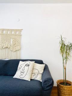 Comfy Flat 2 No Air Condition but has ceiling fans and central Heating - Denizli - 5