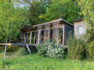 Lodge Ultranature, Envrionnement naturel - 25 mn du Puy - Terrasse avec Vue Imprenable - Idéal Déconnexion - 0