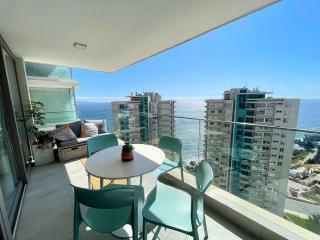 Departamento precioso con dos dormitorios en suite, sol y vista al mar - Viña del Mar - 0