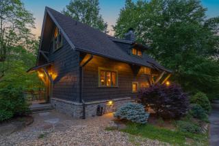 HOT TUB & PET-FRIENDLY Cabin in Cheshire Village - Black Mountain - 9