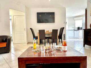 Proche plage, T3 de plain-pied, climatisé, terrasse, jardinet et parking, très calme - Pomérols - 1