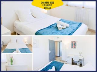 Appartement complet équipé Idéal groupe PRO/famille * 10 pers * 5 chb * Mon Groom - Troyes - 3