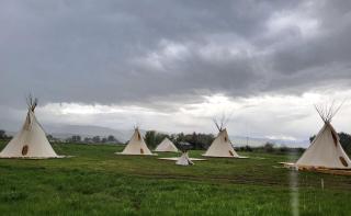 Gather in Style: Perfect Tipi Glamping for Large Groups in Fort Washakie, Wyoming - - 1
