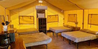Impressive Safari Tent with Barbecue in Staples, Texas - - 2