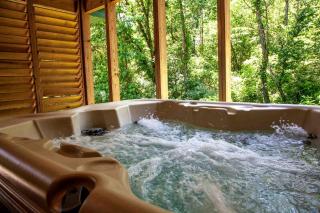 Fantastic Cabin with Fireplace and Hot-tub in Herod, Illinois - - 9