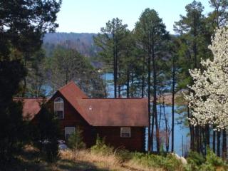 Spacious Log Cabin Rental with a Boat Dock on Greers Ferry Lake, Arkansas - Heber Springs - 0