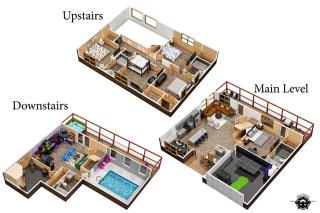 Luxurious Dolly Parton Inspired Cabin with Indoor Pool, a Private Hot Tub, and Arcade Games near Dollywood, Tennessee - Sevierville - 2