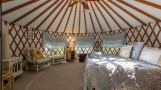 Cozy Romantic Yurt Rental in Woodlands near California Beach Town of Cayucos - Cayucos - 2