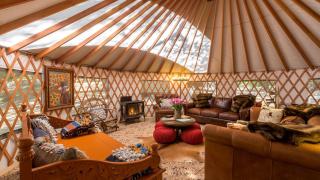 Cozy Romantic Yurt Rental in Woodlands near California Beach Town of Cayucos - Cayucos - 8
