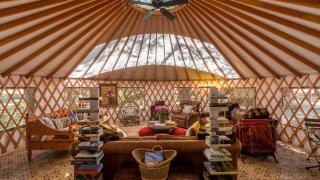 Cozy Romantic Yurt Rental in Woodlands near California Beach Town of Cayucos - Cayucos - 5