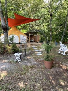 Beautiful Cozy Bell Tent with Equipped Private Yard and Outdoor Shower in New Jersey - Ocean View - 5