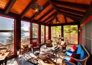 Two Waterfront Log Cabins Ideal for a Family Reunion on Star Lake, Wisconsin - Sayner - 4