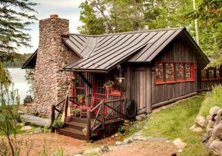 Two Waterfront Log Cabins Ideal for a Family Reunion on Star Lake, Wisconsin - Sayner - 1