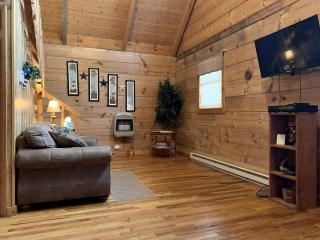 Rustic Wooden Cabin Settled Between Trees in Monterville, West Virginia - 3