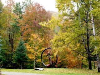 Luxury Open Floor Plan Studio Rental in Nine-Acre Sculpture Garden in the Adirondacks - Wells - 2